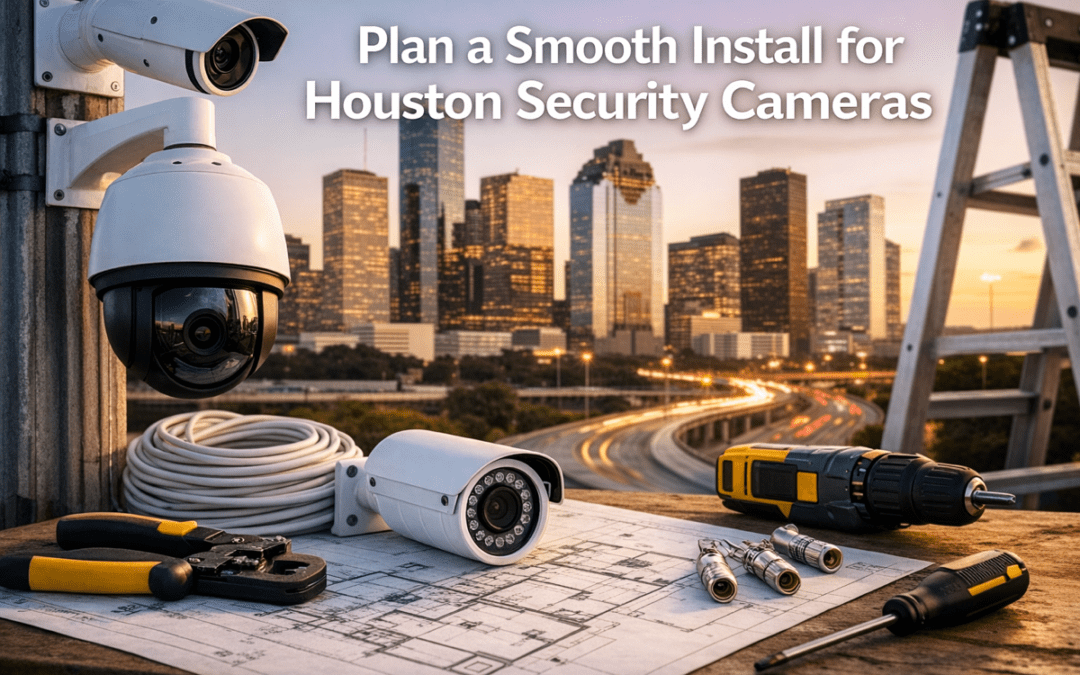 Houston Security: Plan a Smooth Install for Security Cameras