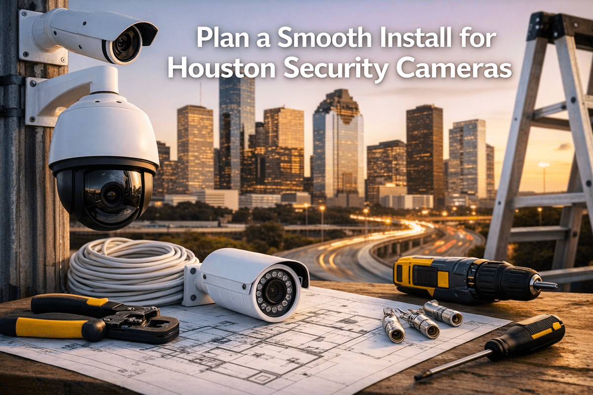Plan a Smooth Install for Houston Security Cameras