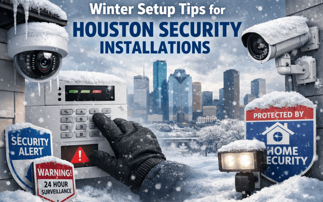 Winter Setup Tips for Houston Security Installations