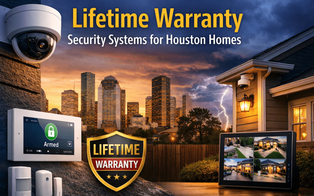 Lifetime Warranty Security Systems for Houston Homes