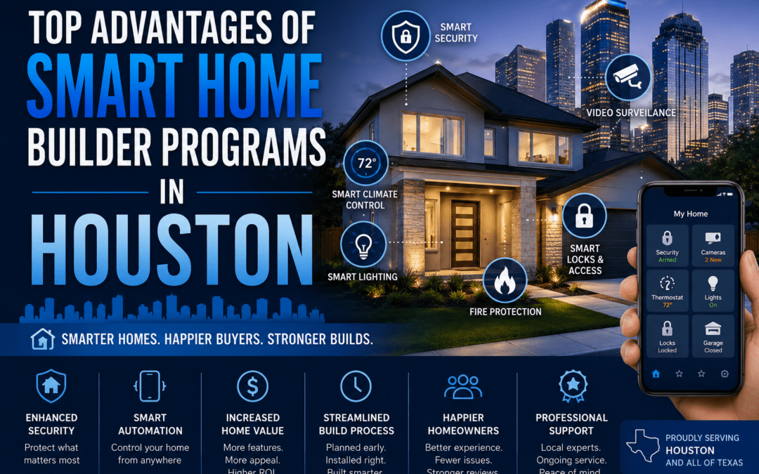 Top Advantages of Smart Home Builder Programs in Houston