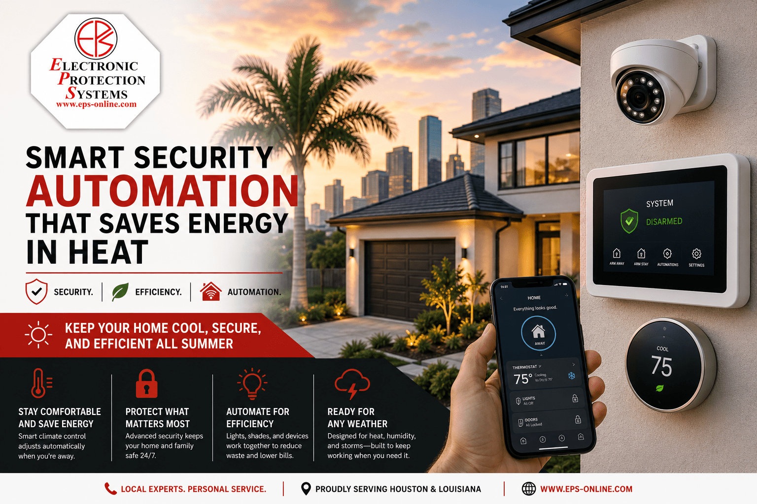 Smart Security Automation That Saves Energy in Heat