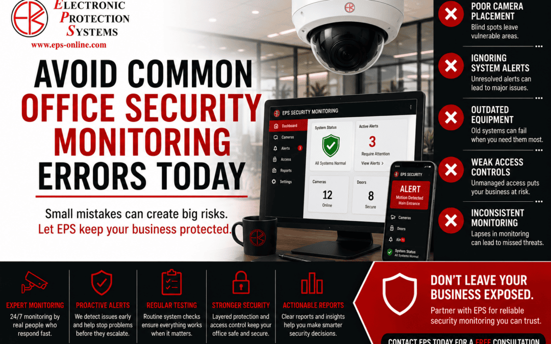 Mistakes Lafayette Offices Make with Commercial Security Monitoring