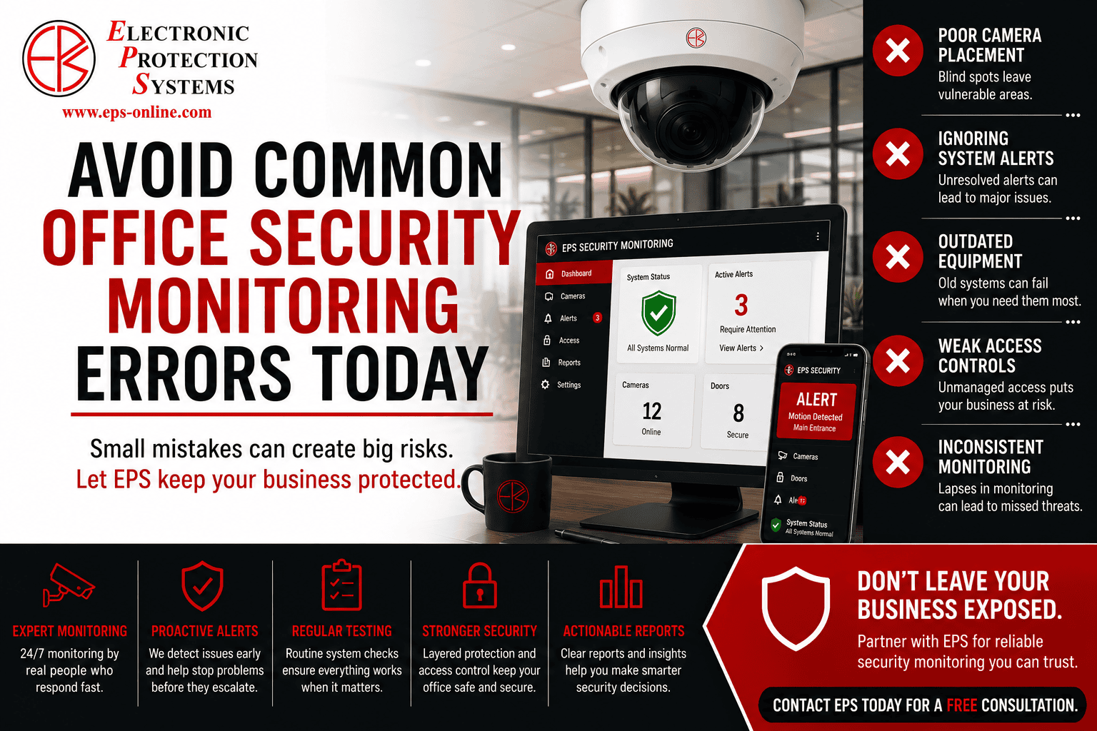 Avoid Common Office Security Monitoring Errors Today Avoid Common Office Security Monitoring Errors Today