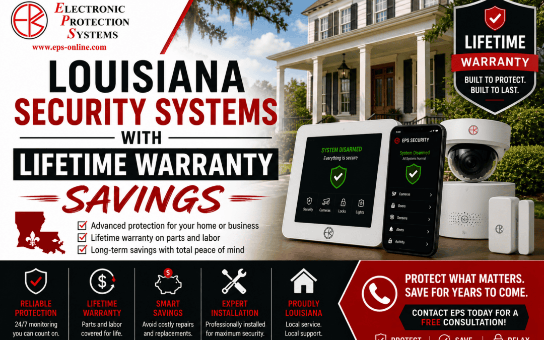 How Lifetime Warranty Security Systems in Louisiana Affect Insurance Discounts