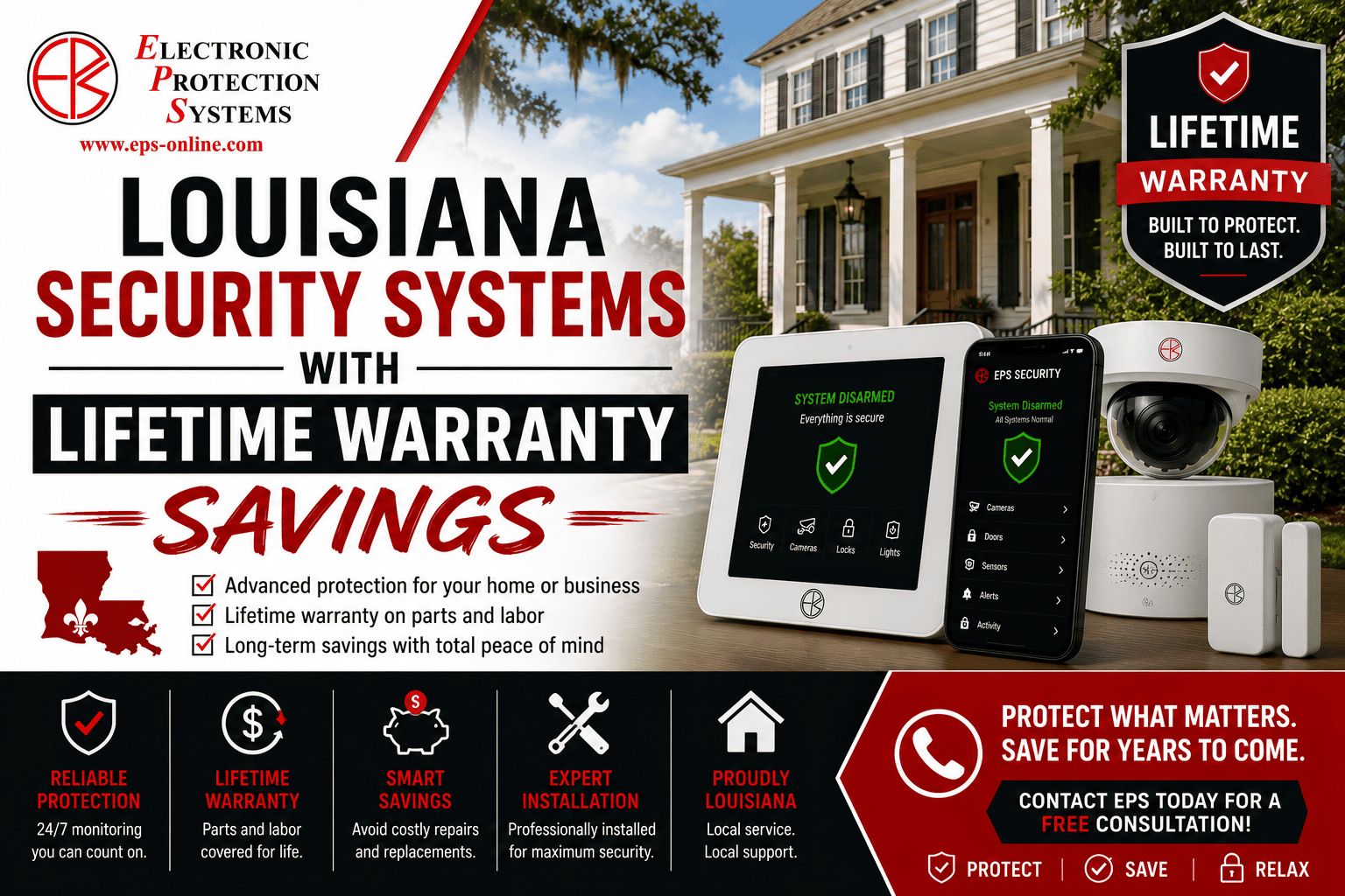 Louisiana Security Systems With Lifetime Warranty Savings Louisiana Security Systems With Lifetime Warranty Savings