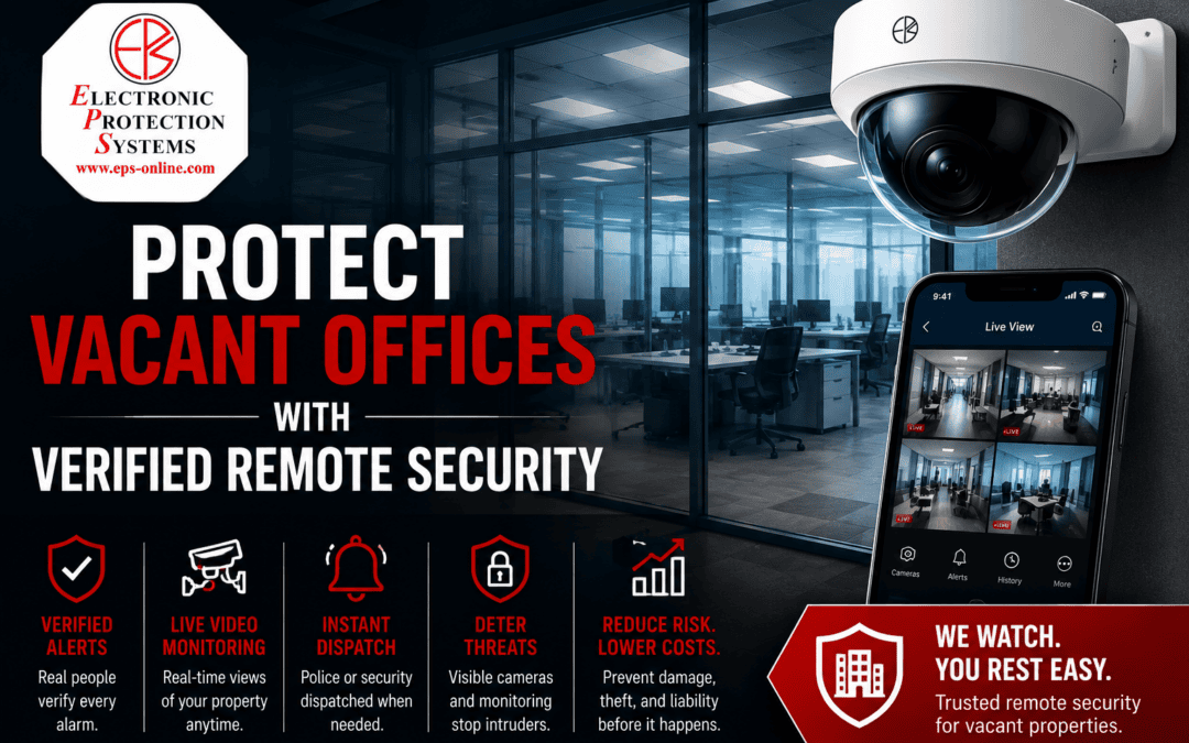 Securing Vacant Offices With Access Control, Alarms, and Remote Video