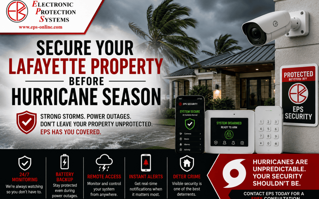 Hurricane Season Planning with Security Camera Systems in Lafayette